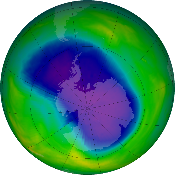 Ozone Map 1991-10-03